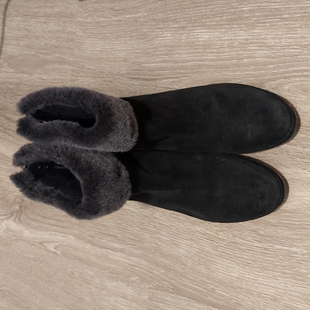 Stuart Weitzman | Suede Boots | Black